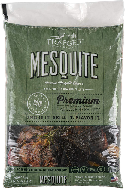 Traeger Grills PEL307 Alder 100% All-Natural Hardwood Pellets Grill, Smoke, Bake, Roast, Braise and BBQ, 20 lb. Bag