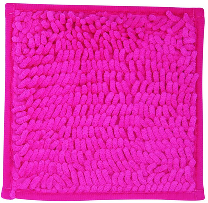 School Locker Interior 10" Square Locker Fur Rug Carpet (HOT Pink)
