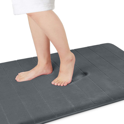 Memory Foam Bath Mat Rug, Comfortable, Soft, Super Water Absorption, Machine Wash, Non-Slip for Bathroom 