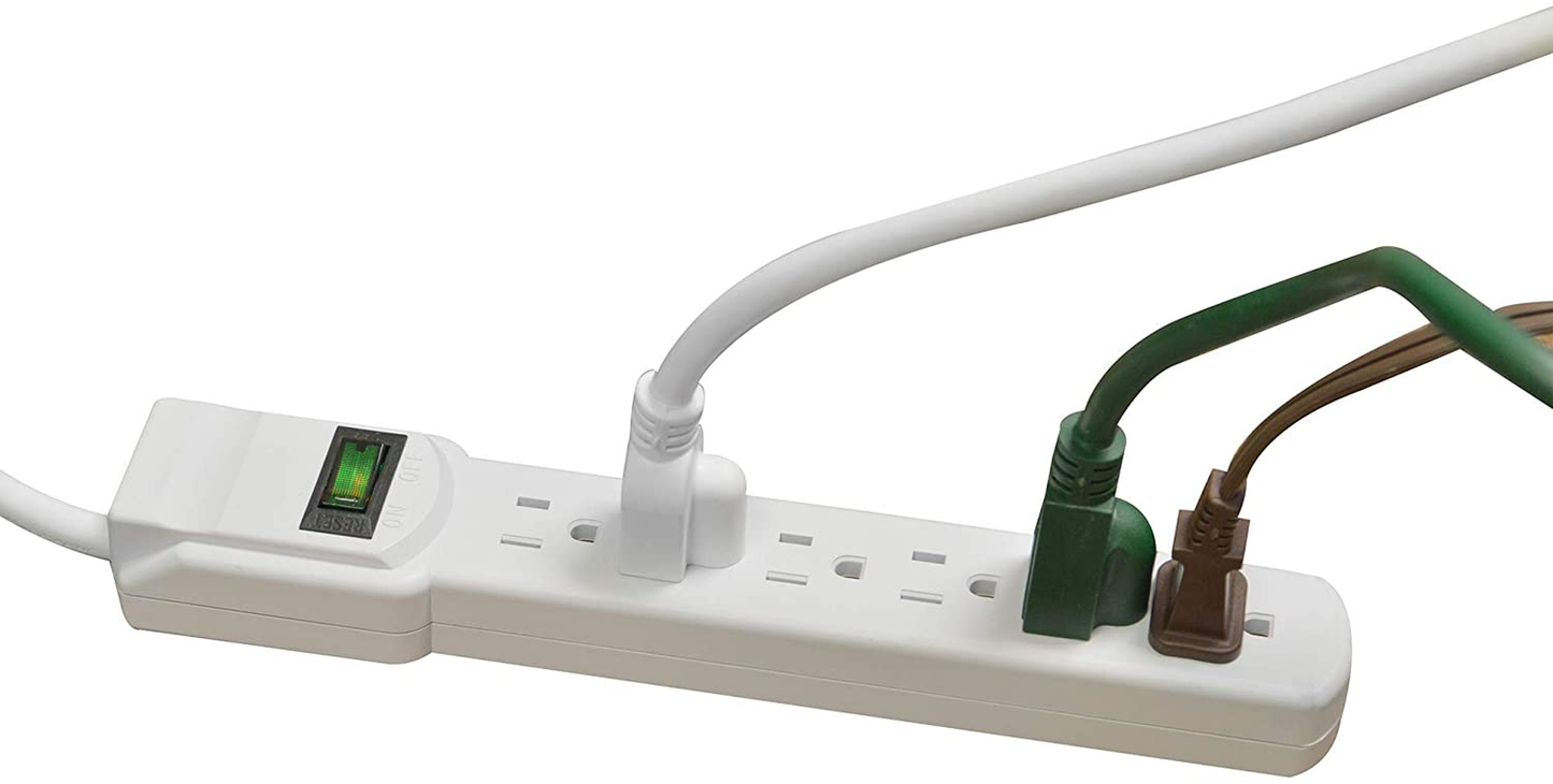 GoGreen Power GG-16103MS 6 Outlet Surge Protector w/ 2.5' Cord