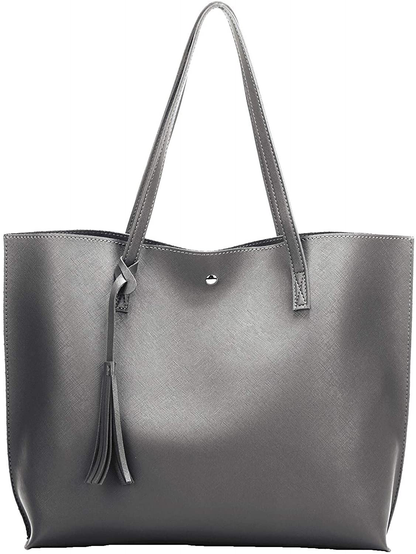 Women's Tote Bags Top Handle Satchel Handbags Faux Leather Tassel Shoulder Purse