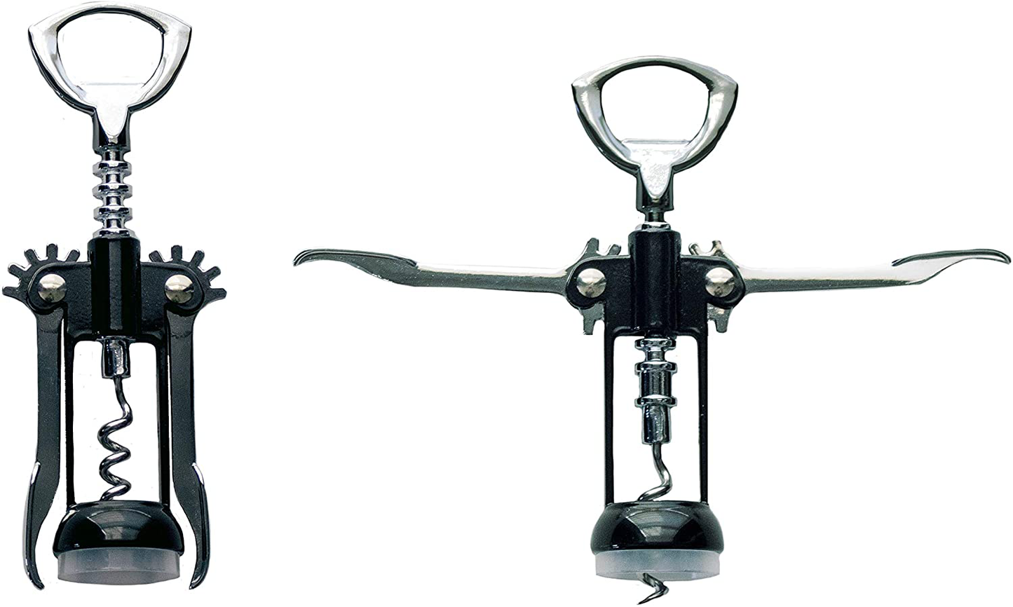 Evriholder Winged Corkscrew, Standard, Silver