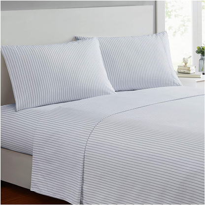 Mellanni Bed Sheet Set - Brushed Microfiber 1800 Bedding - Wrinkle, Fade, Stain Resistant - 3 Piece (Twin, Baby Blue)