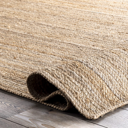 nuLOOM Rigo Hand Woven Farmhouse Jute Accent Rug, 2' 3" x 4', Natural