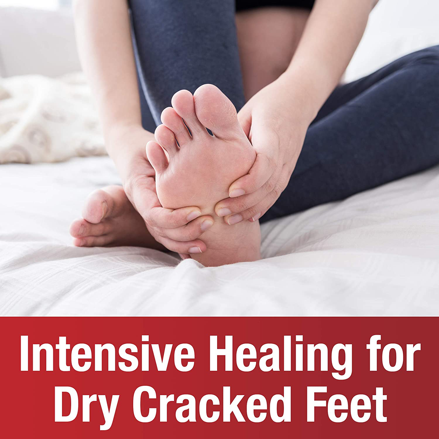 Kerasal Intensive Foot Repair, Skin Healing Ointment for Cracked Heels and Dry Feet, 1 Oz
