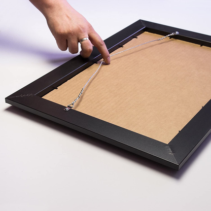 Craig Frames 1WB3BK 16 by 20 Inch Picture Frame, Smooth Wrap Finish, 1 Inch Wide, Black