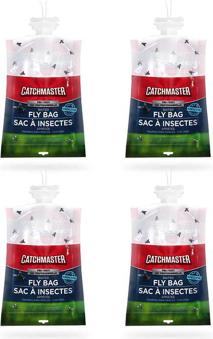 Catchmaster X-Large Outdoor Disposable Fly Bag Trap - Bulk Pack of 2 Fly Bags