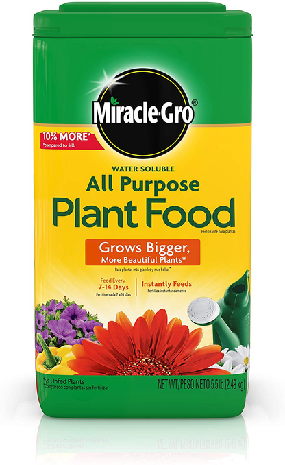 Miracle-Gro Water Soluble All Purpose Plant Food, 8 Oz.