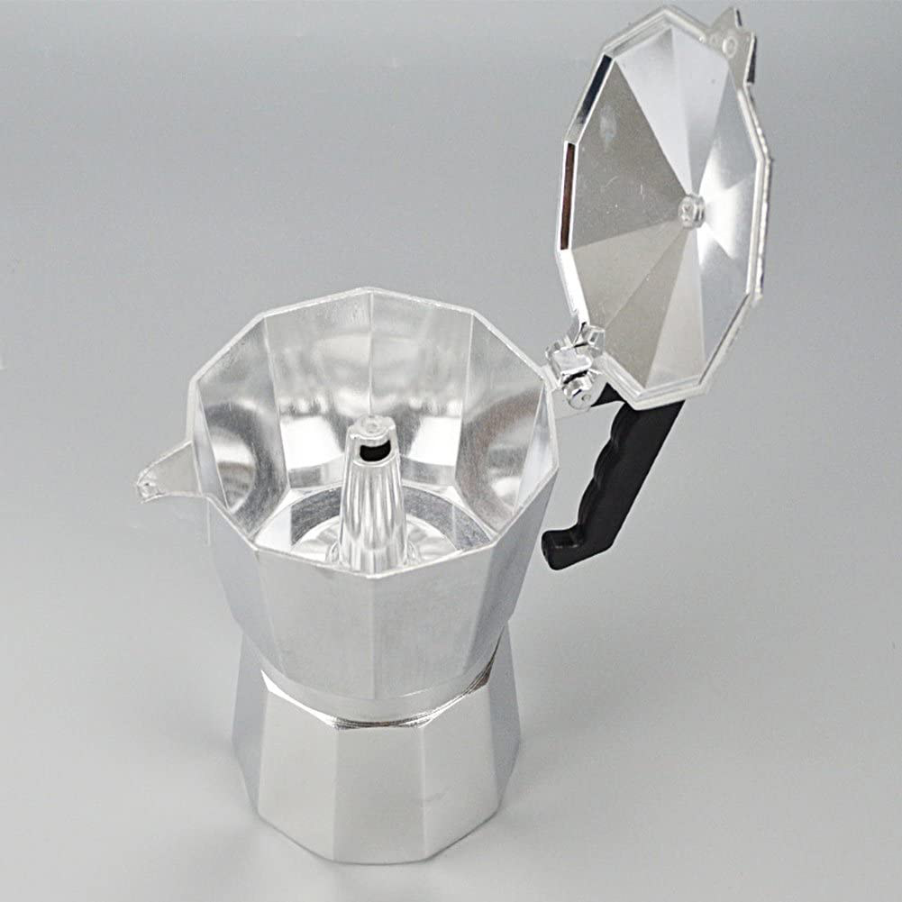 Mocha Coffee Pot Stove Top Espresso Maker Tool,Coffee Maker Coffee Pot Cup Easy Clean for Home Office Coffee