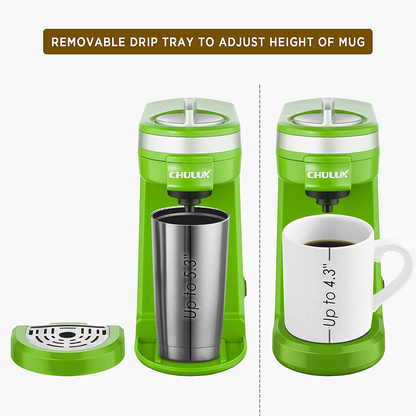 CHULUX Coffee Maker Single-Serve Coffee Machine for Capsule,Orange