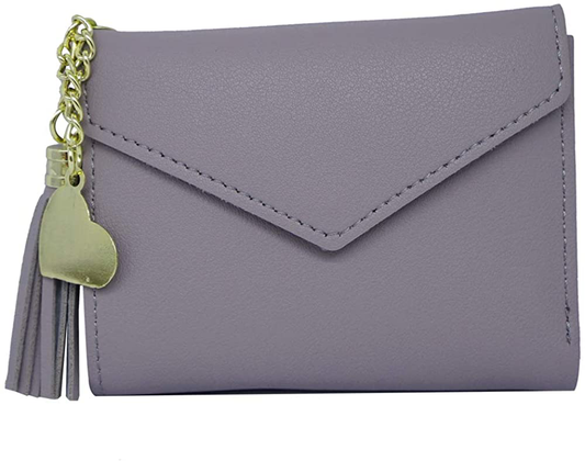 Small Wallet for Women，Ultra Slim Pu Leather Credit Card Holder Clutch Wallets for Women