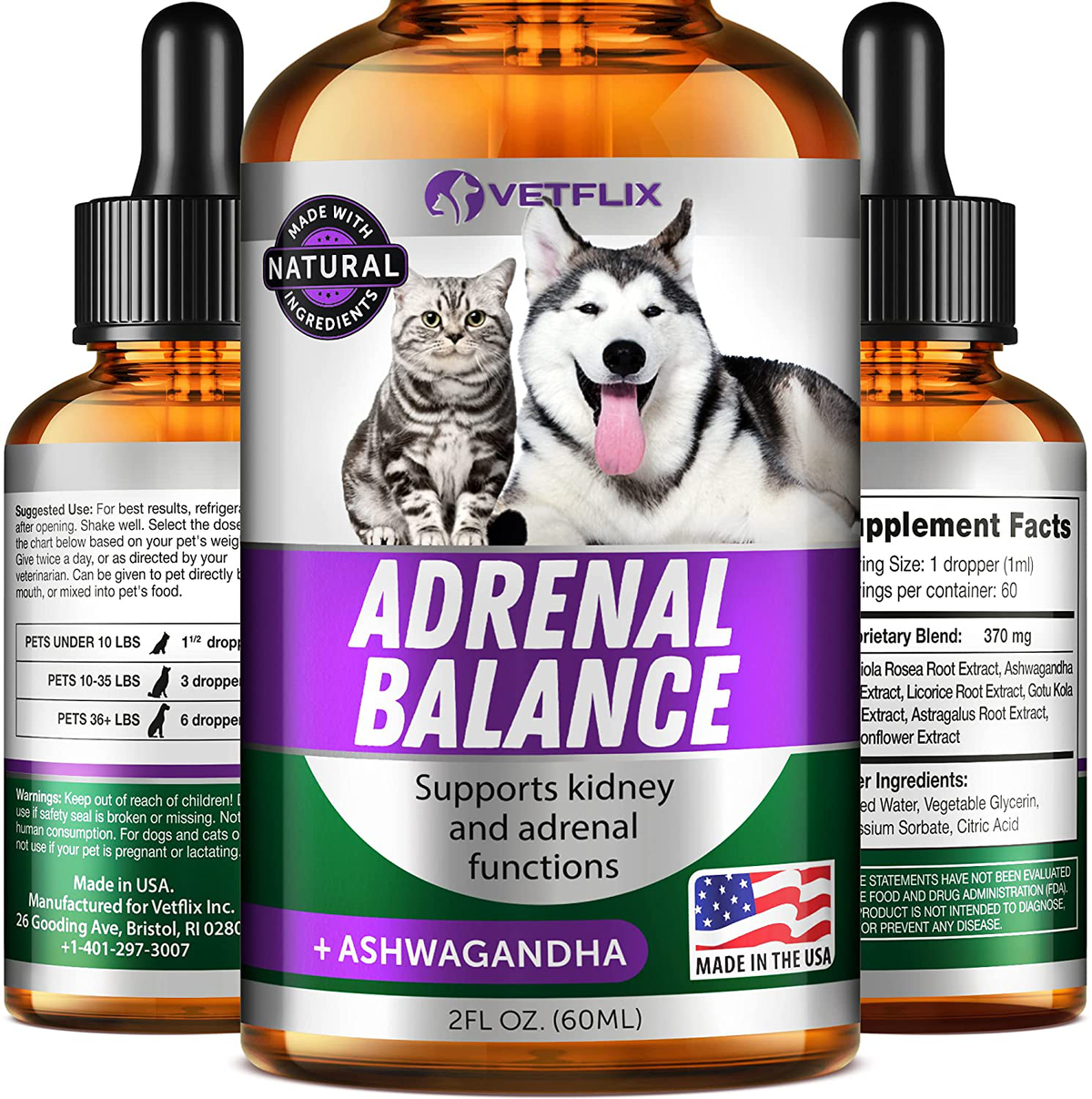 Vetflix Herbal Pet Supplement for Immune System Support