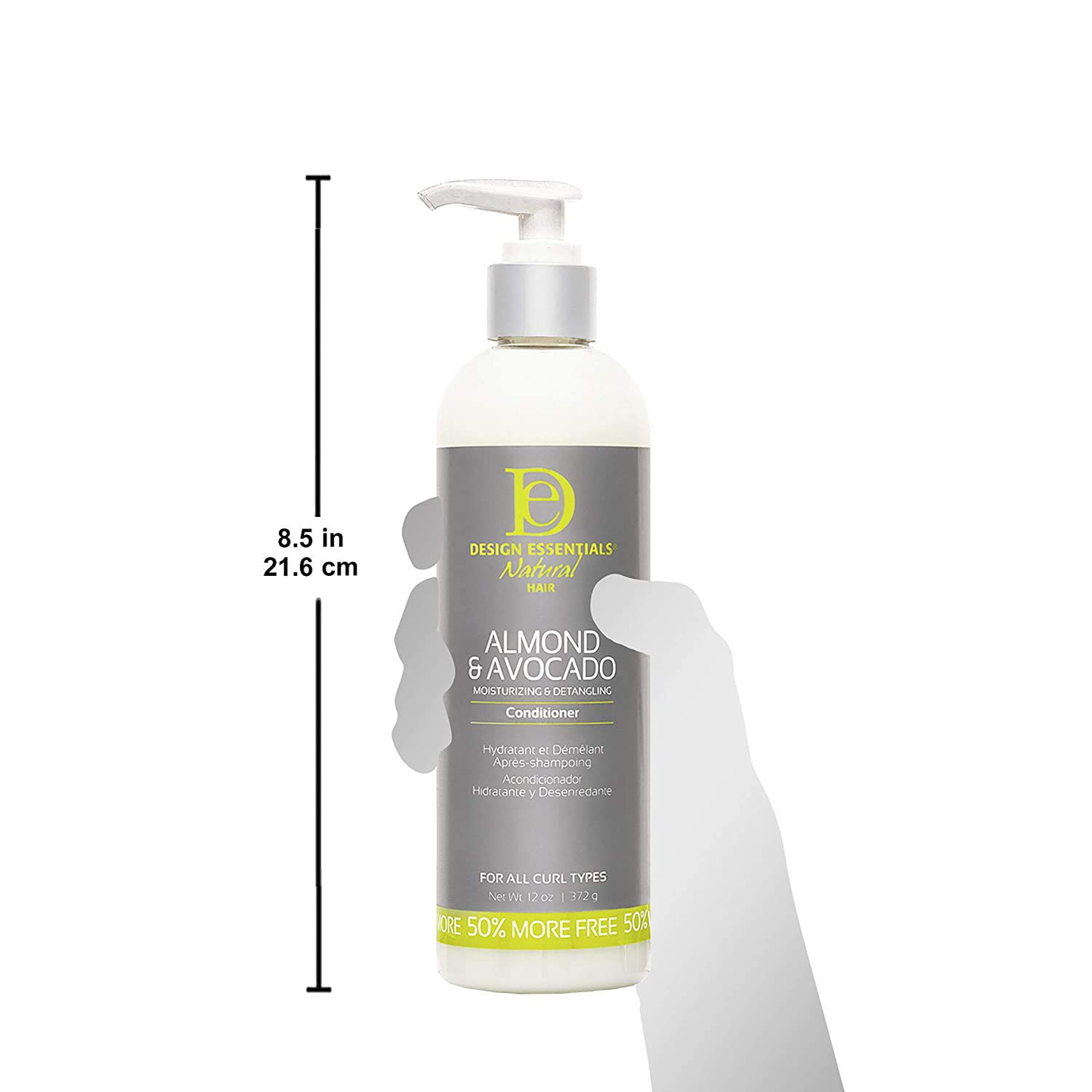 Design Essentials Natural Super Moisturizing and Detangling Conditioner with Shea Butter and Coconut Milk, 12 Ounces
