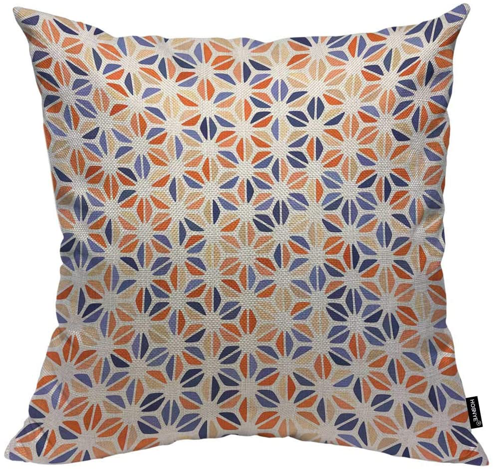 Cotton Linen Throw Pillow Case Pillow Cushion Covers Home Sofa Decorative 18 X 18 Inch