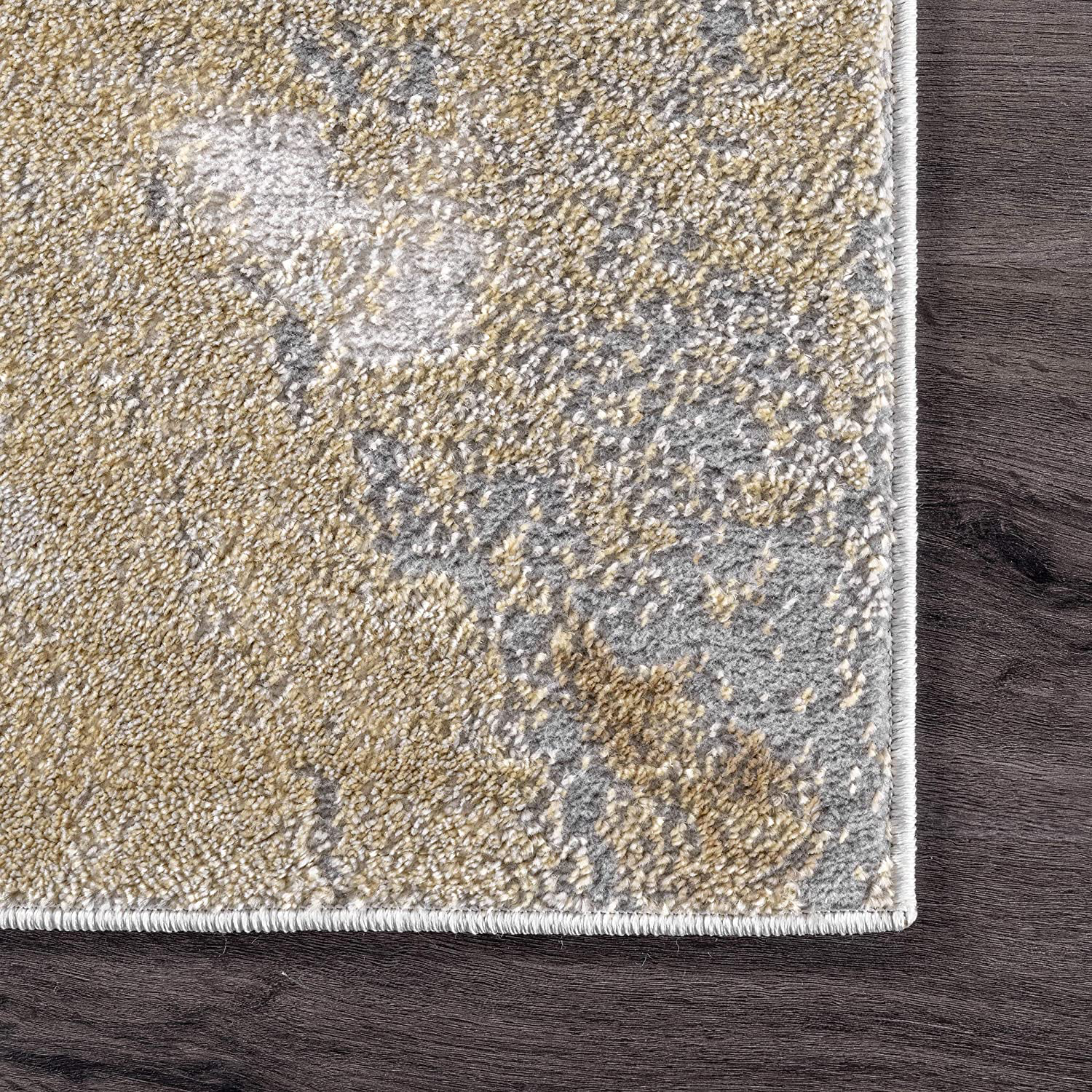 nuLOOM Cyn Abstract Accent Rug, 2 x 3 Feet, Silver