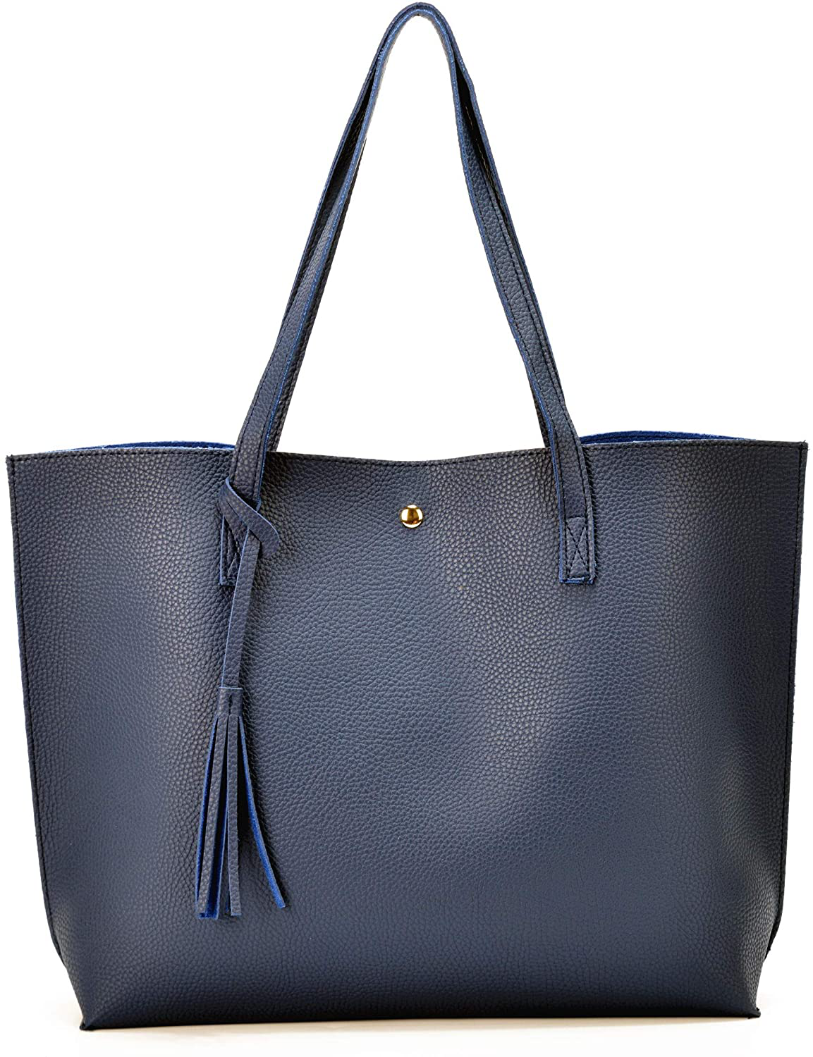 Women's Tote Bags Top Handle Satchel Handbags Faux Leather Tassel Shoulder Purse