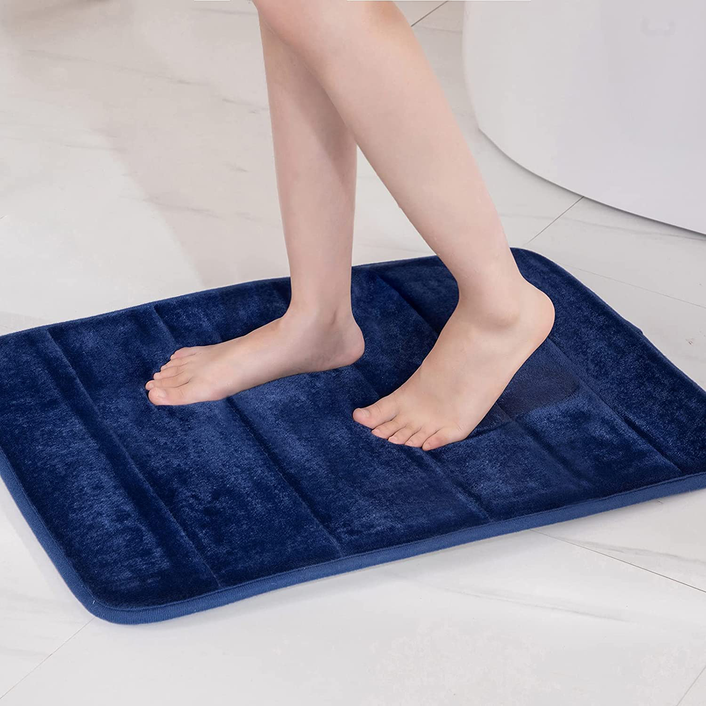 Memory Foam Bath Mat Rug, Non Slip Soft Bathroom Rug Thick Extra Absorbent 