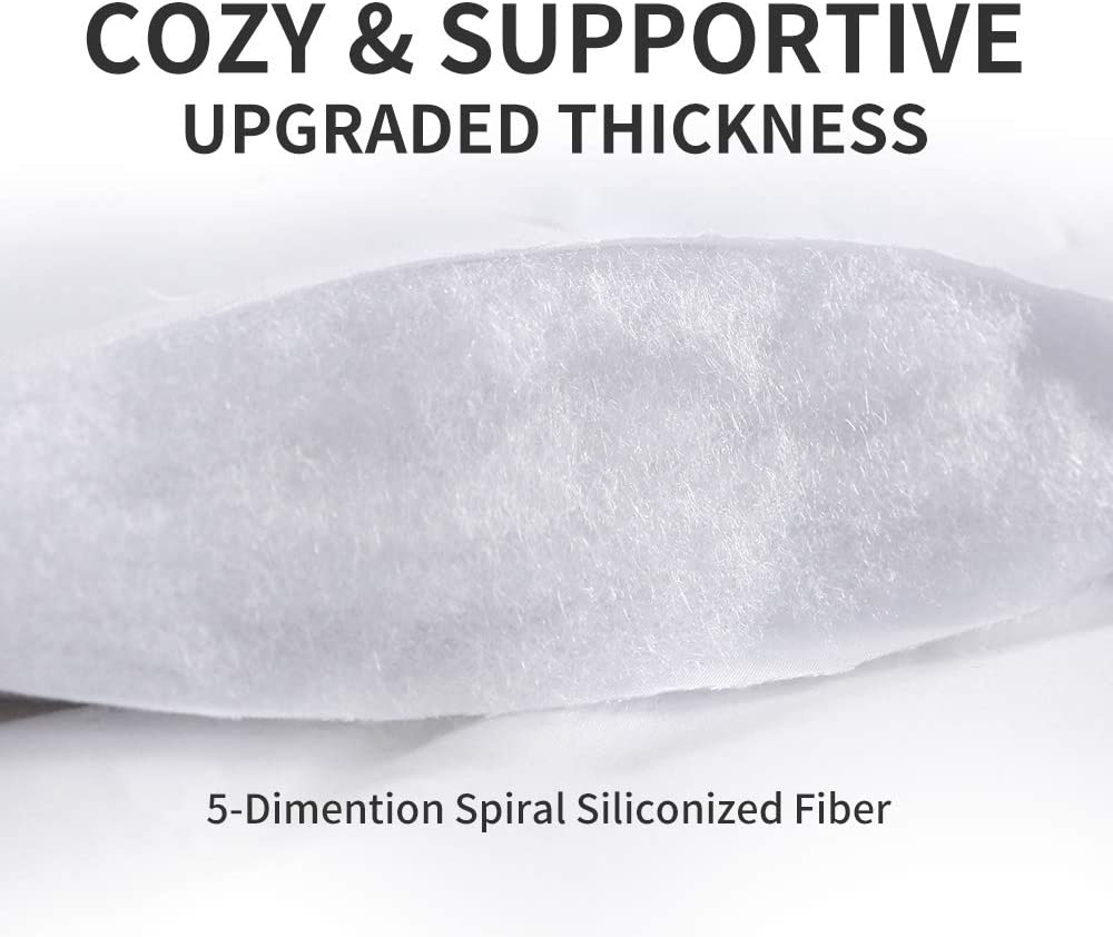 SLEEP ZONE Quilted Mattress Pad Cover Twin XL Cooling Fluffy Soft Topper Upto 21 inch Pocket, Grey, Twin XL