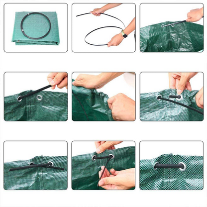 Multi-Pack Reusable Heavy Duty Garden Waste Bags With 4 Handles
