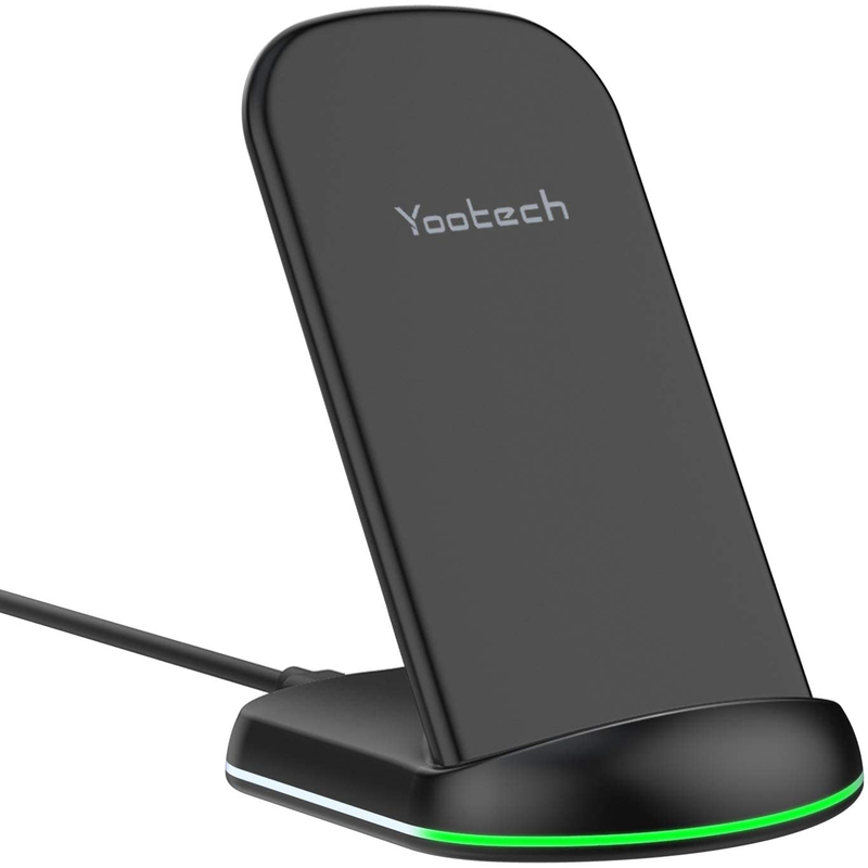 Wireless Charger, Qi-Certified 10W Max Wireless Charging Stand