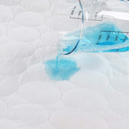 Bedecor Quilted Fitted Mattress Pad Super Water Absorption Deep Pocket to 18 Inches - Full