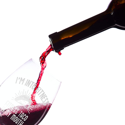 Funny 17 oz Wine Glasses - Stemless Wine Glasses