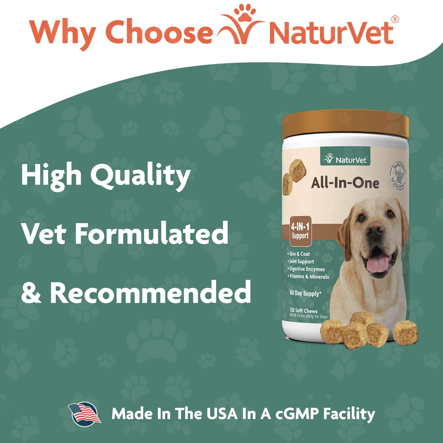 All-in-One Dog Supplement - for Joint Support, Digestion, Skin, Coat Care – Dog Vitamins