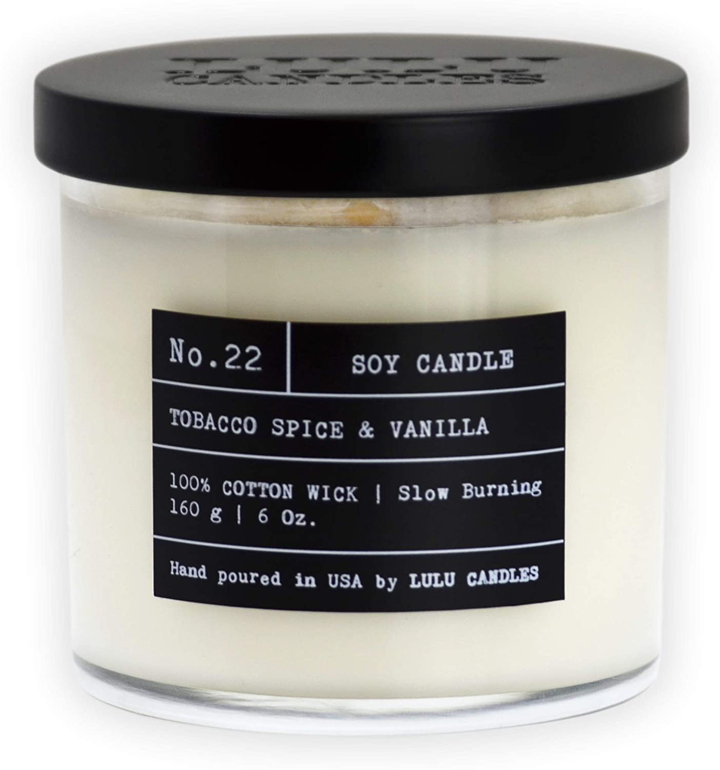 Lulu Candles | Fresh Linen | Luxury Scented Soy Jar Candle | Hand Poured in The USA | Highly Scented & Long Lasting - 2 Pack - 9 Oz. - NO LID
