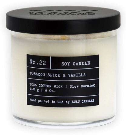 Lulu Candles | Fresh Linen | Luxury Scented Soy Jar Candle | Hand Poured in The USA | Highly Scented & Long Lasting - 2 Pack - 9 Oz. - NO LID