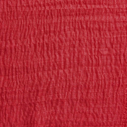 Summer Cotton Blend Crinkle Vintage Soft Scarf with Fringed Edges 35" × 70"