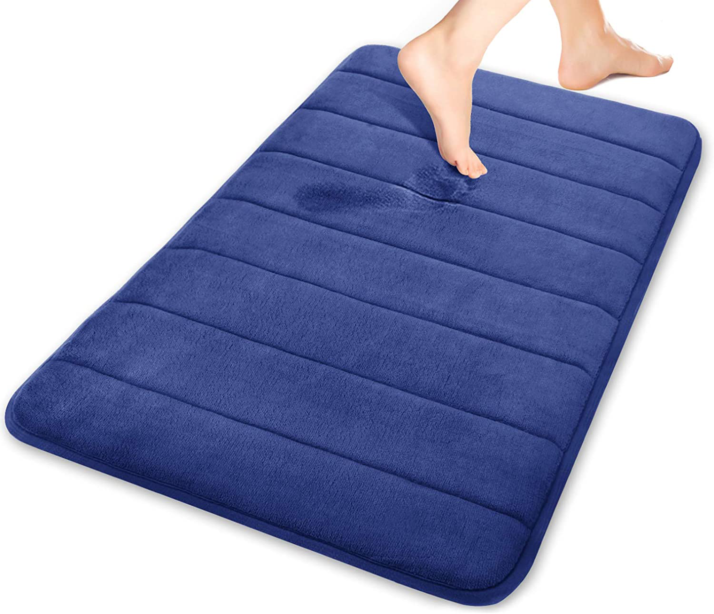 Memory Foam Bath Mat Rug, Comfortable, Soft, Super Water Absorption, Machine Wash, Non-Slip for Bathroom 