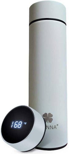 Stainless Steel Travel Mug With LED Temperature Display