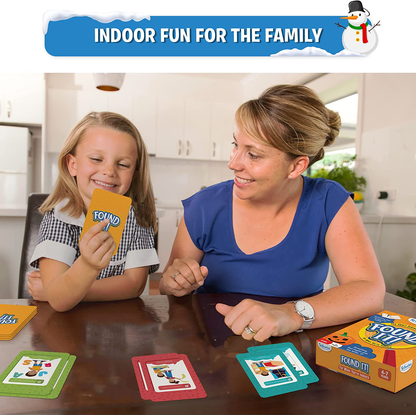 Skillmatics Card Game : Found It Indoor Edition | Gifts, Stocking Stuffer for Ages 4-7 | Super Fun Family Game | Smart Scavenger Hunt for Kids