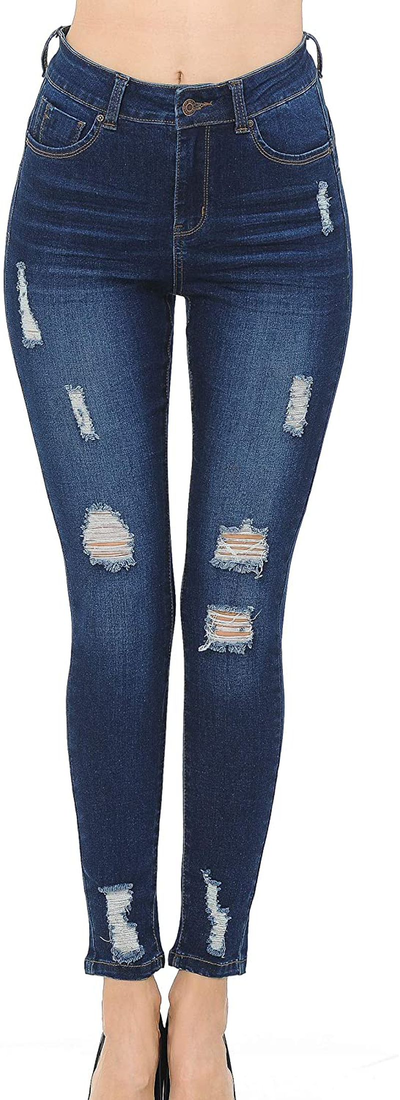 Wax Jean Denim Women's Juniors Push-Up High-Rise Skinny Jean in Fine Cotton D.