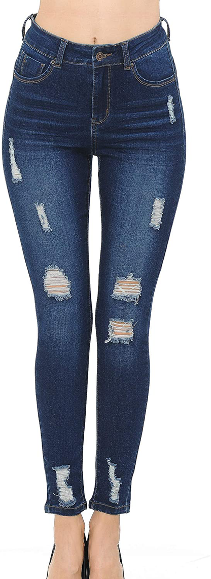 Wax Jean Denim Women's Juniors Push-Up High-Rise Skinny Jean in Fine Cotton D.