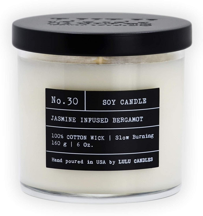 Lulu Candles | Fresh Linen | Luxury Scented Soy Jar Candle | Hand Poured in The USA | Highly Scented & Long Lasting - 2 Pack - 9 Oz. - NO LID