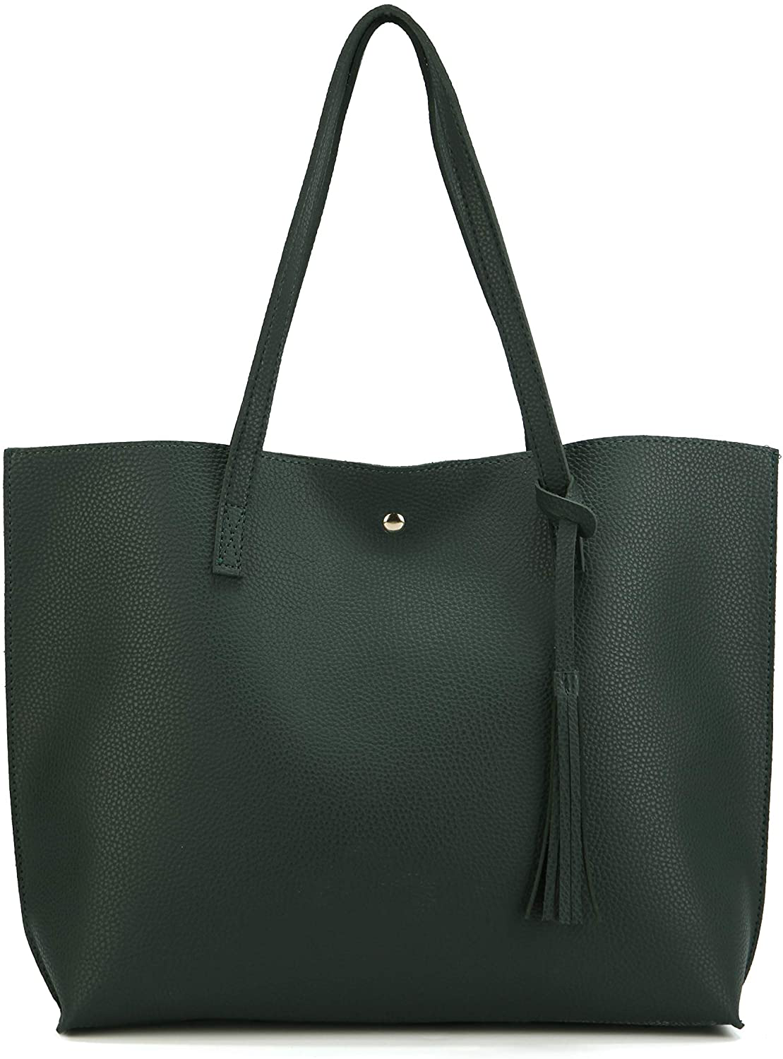 Women's Tote Bags Top Handle Satchel Handbags Faux Leather Tassel Shoulder Purse