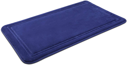 Memory Foam Bath Mat Non Slip Absorbent Super Cozy Velvet Bathroom Rug Carpet, Machine Washable