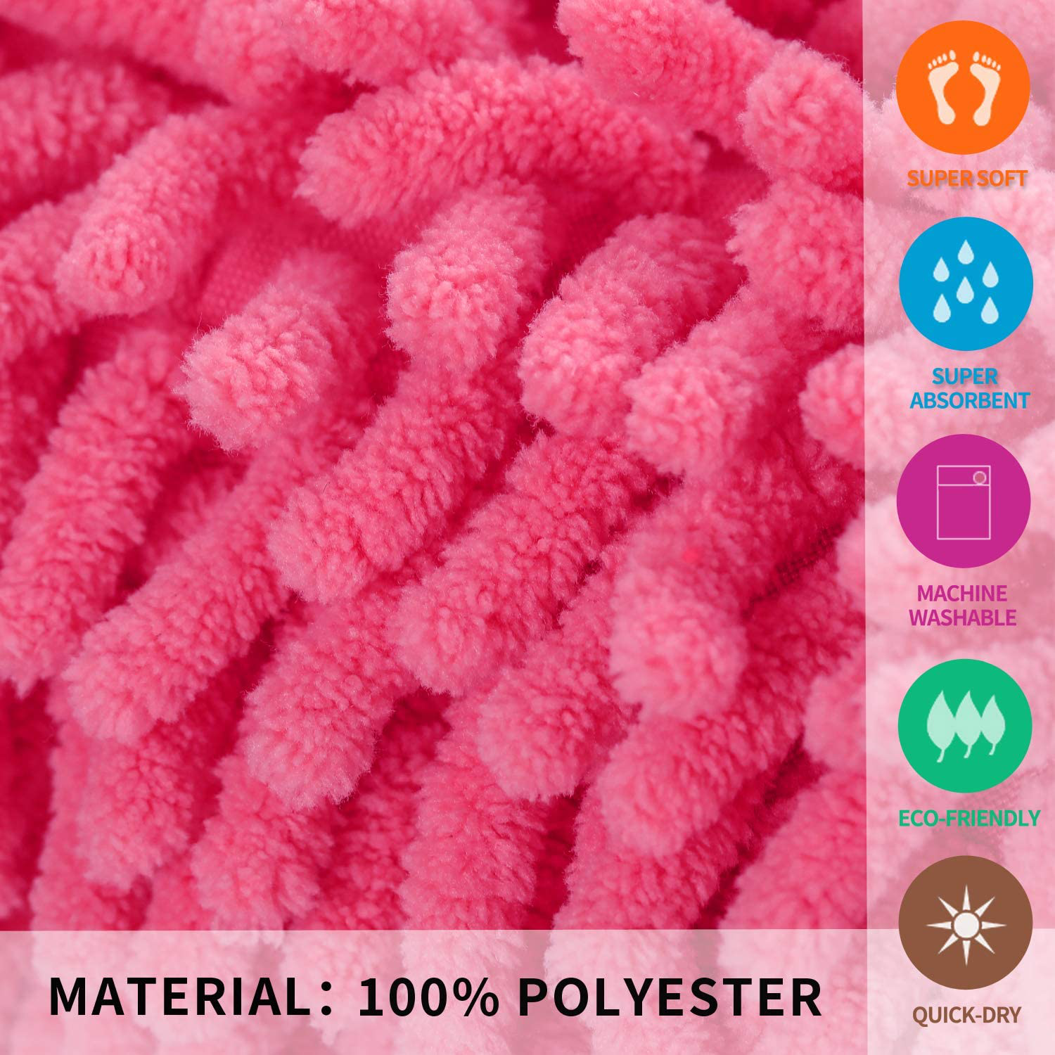Bath Rugs Floor Non Slip Curved Bathroom Mat  Microfiber Plush Super Water Absorbent Machine Wash/Dry Shaggy Carpet for Toilet 