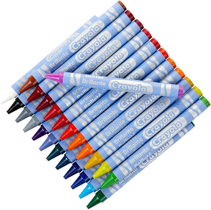 Crayola Glitter Crayons, Back To School Supplies, 24Count, Multi