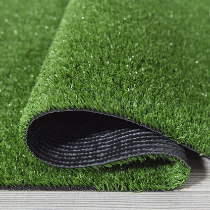 Ottomanson Evergreen Artificial Turf Area Rug, 16" X 43", Green
