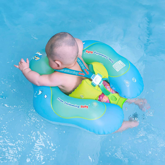 Free Swimming Baby Splash & Play Inflatable Baby Pool Float Swan Toys Swim Trainer for Girls (Pink, Large)