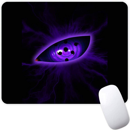 Mouse Pad,Red Moon Cloud Samurai Pattern Seamless Waterproof Gaming Anime Gift Mouse Pad Desk Accessories Non-Slip Rubber Mousepad for Laptop and Computer