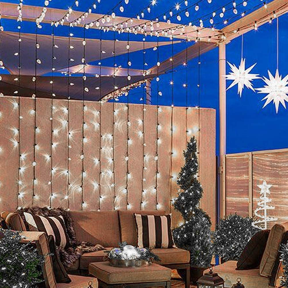 Brizled C9 Green St Patricks Day Lights, 16ft 25 LED Faceted String Lights, Connectable 120V UL Certified Christmas Lights, Indoor Outdoor Decorative Lights for Party, Easter, Patio, Garden, Holiday