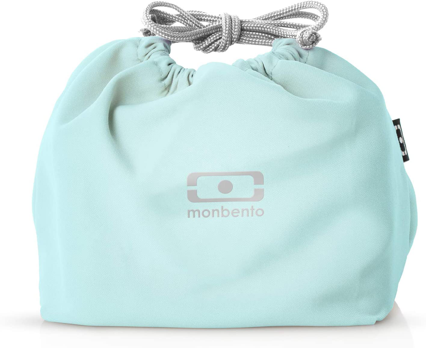 monbento - MB Pochette M blue Denim Bento lunch bag - Polyester lunch tote - Suitable for MB Original MB Square & MB Tresor Bento boxes