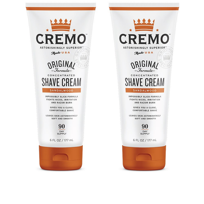 Cremo Barber Grade Cooling Shave Cream, Astonishingly Superior Ultra-Slick Shaving Cream