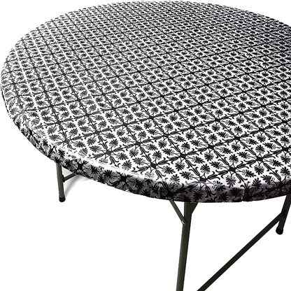 Waterproof Elastic Table Cover with Elastic Edge