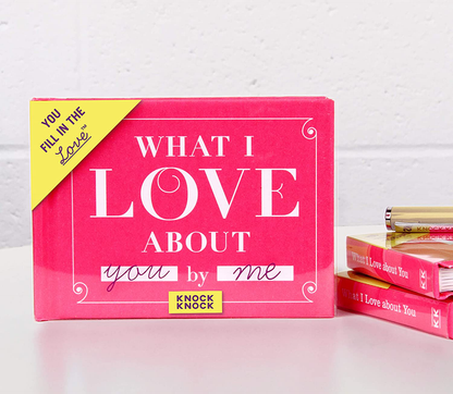 Knock Knock What I Love about You, Sister Fill in the Love Book Fill-in-the-Blank Gift Journal, 4.5 x 3.25-inches