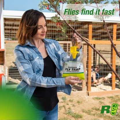 RESCUE! Outdoor Disposable Fly Trap – 2 Pack