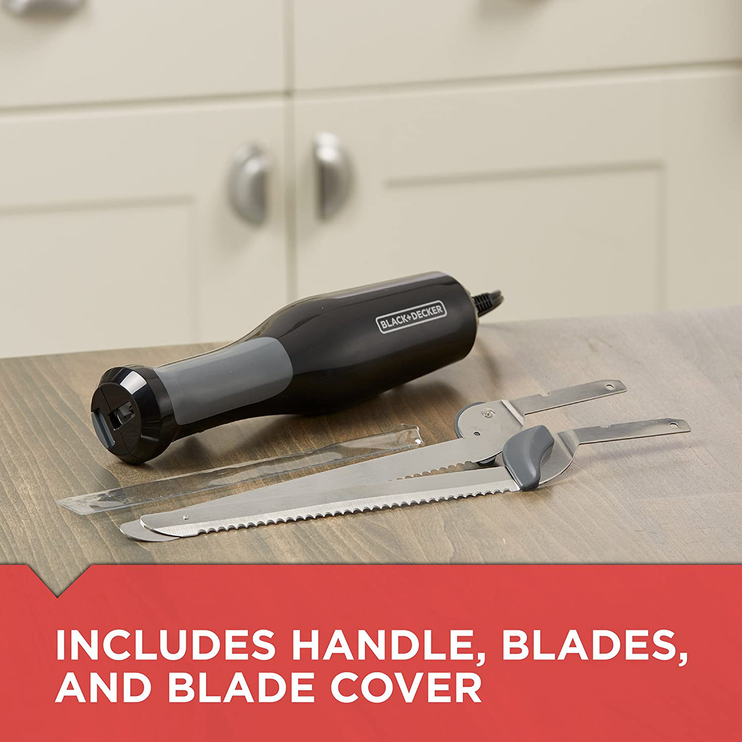 BLACK+DECKER 9-Inch Electric Carving Knife with Comfort Grip Handle